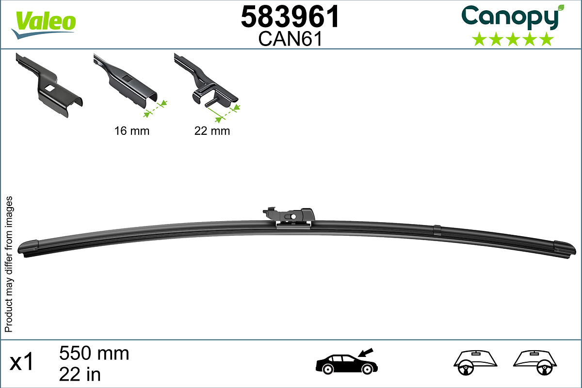 Lamela stergator VALEO 583961